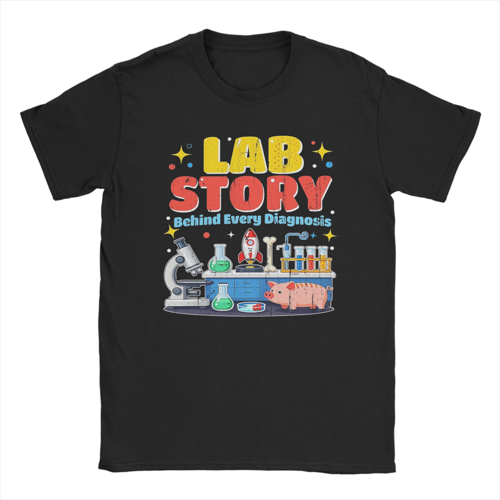 Medical Lab Week 2026 - 2026 ラボウィーク医療ラボ技術者 Tシャツ男性用綿 100% 面白い Tシャツラウンドネック