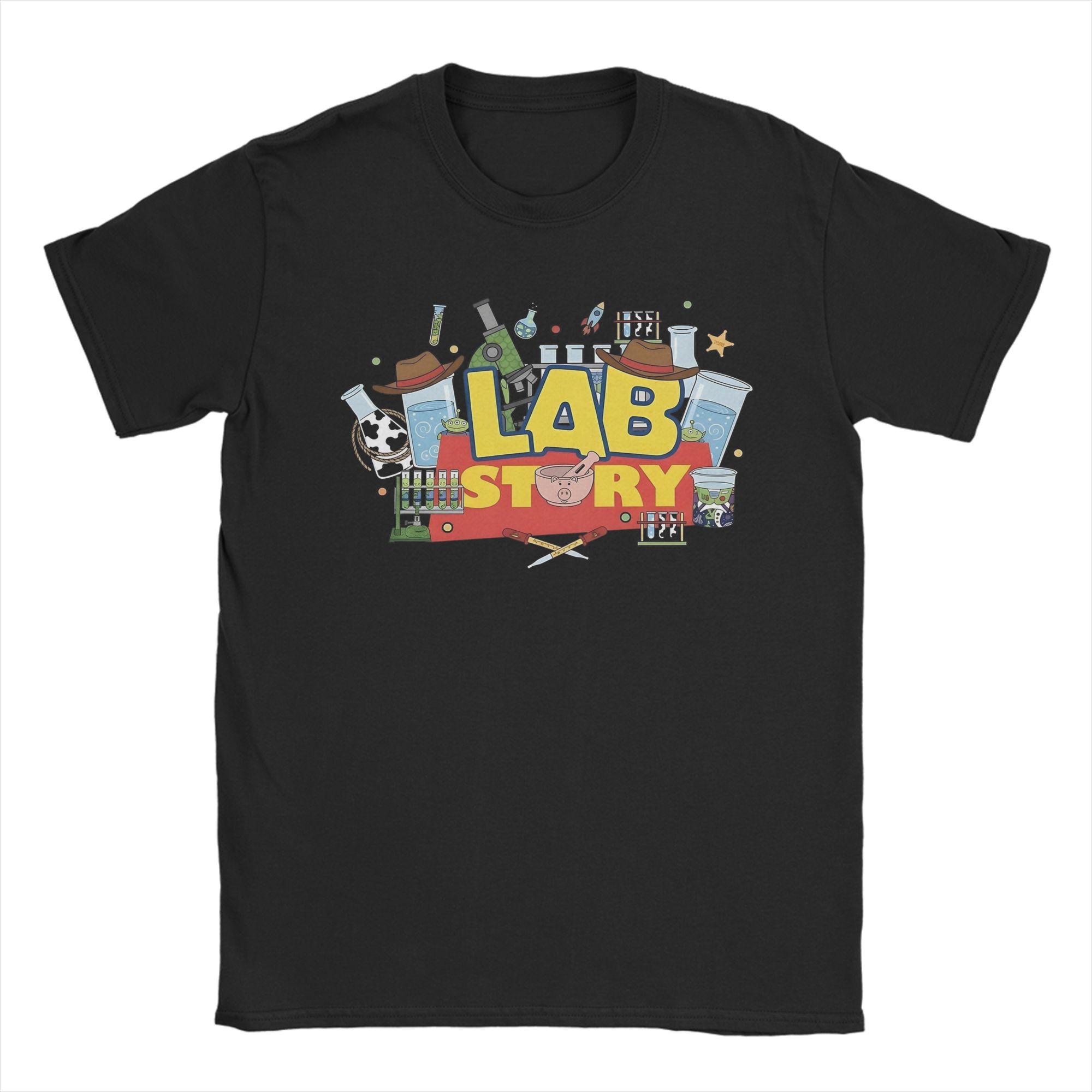 Medical Lab Week 2026 - 2026 ラボウィーク医療ラボ技術者男性 Tシャツクール Tシャツ半袖ラウンドカラー Tシャツ綿ギフト衣類