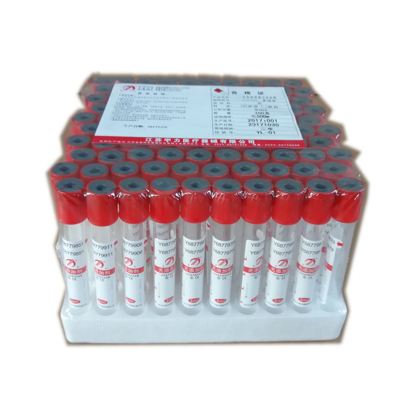 Blood Collection Tube - 100ピース/ロット3ミリリットル5ミリリットル10ミリリットル使い捨てガラス真空なし抗凝固剤真空採血管vacutainer
