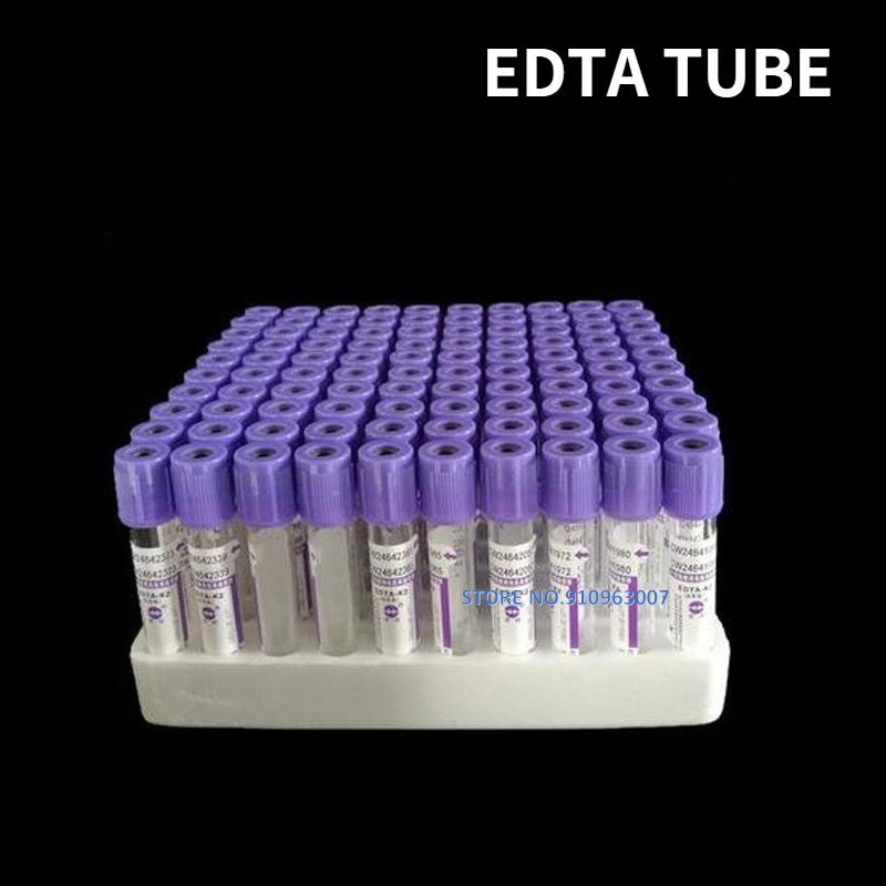 100/pcack 使い捨て滅菌真空採血管 EDTA ヘパリ - Blood Collection Tube のレビューと価格