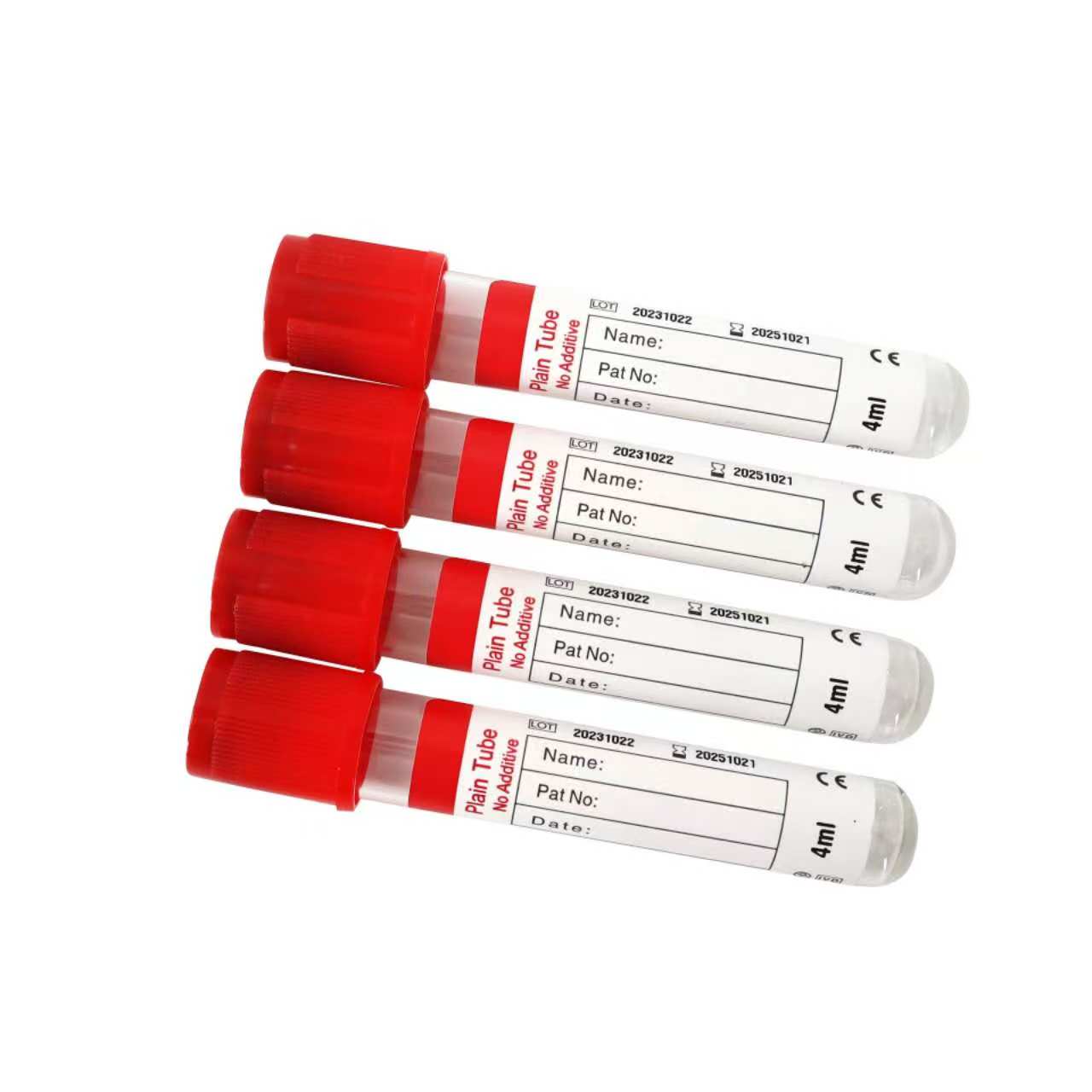 100 個使い捨てガラス血液採取真空管負圧蓋付き試験管カバー - Blood Collection Tube のレビューと価格