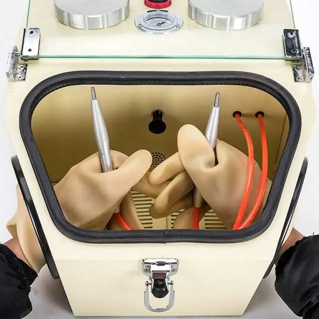 BPS-2ラボ機器ダブルペンサンドブラストマシン最安値割引 - Medical Lab Machine Price のレビューと価格