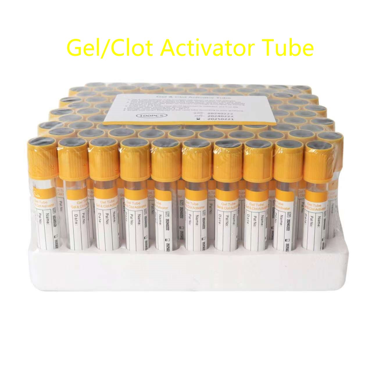 100ユニット 3ml 5ml 10ml 使い捨て真空採血管 - Blood Collection Tube のレビューと価格
