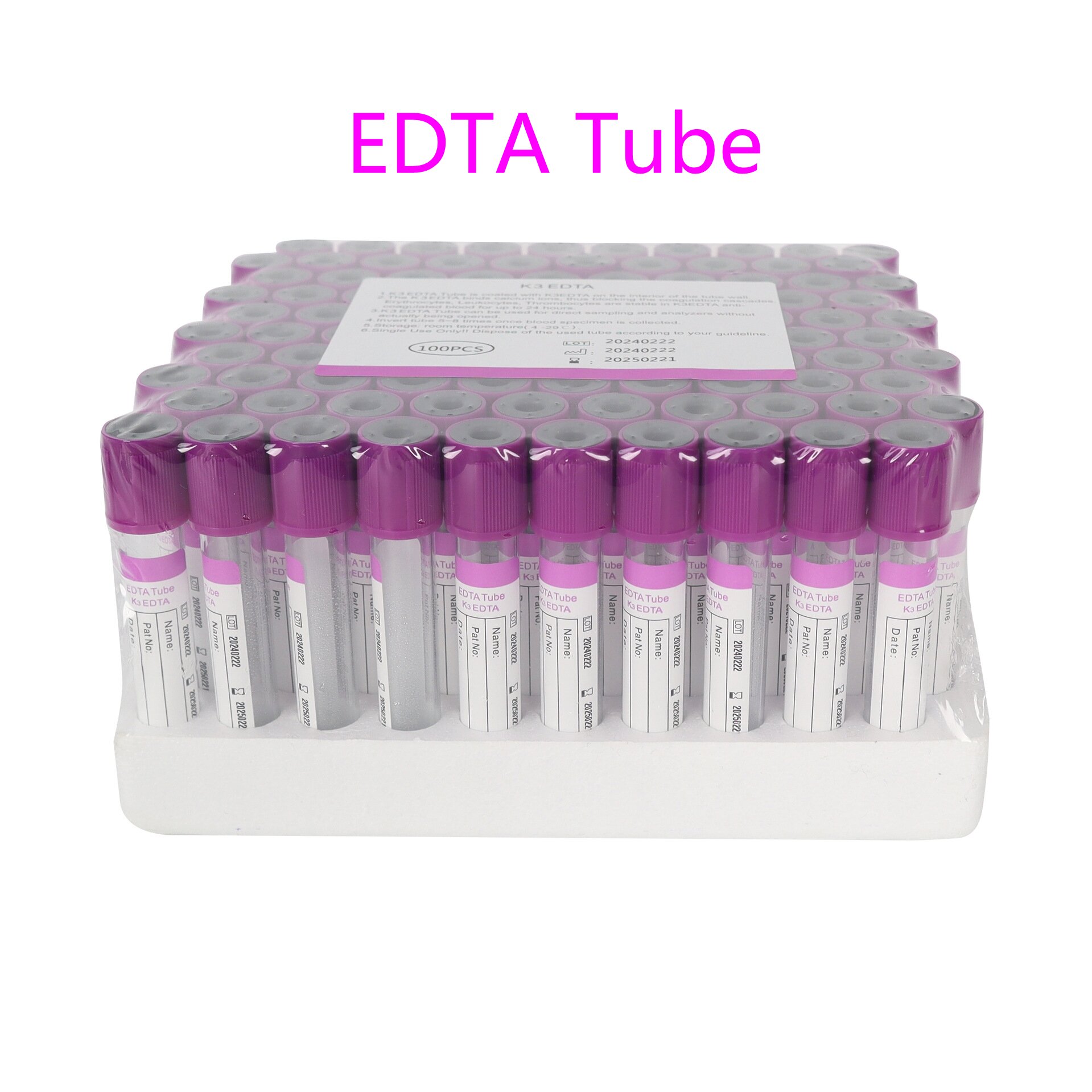 100ユニット 3ml 5ml 10ml 使い捨て真空採血管 - Blood Collection Tube のレビューと価格